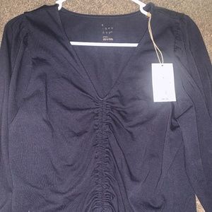 Target NWT navy blouse